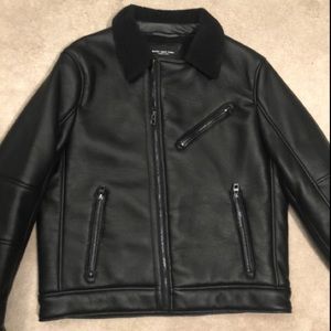 Marc New York Men’s Maxton Leather Moto Jacket
